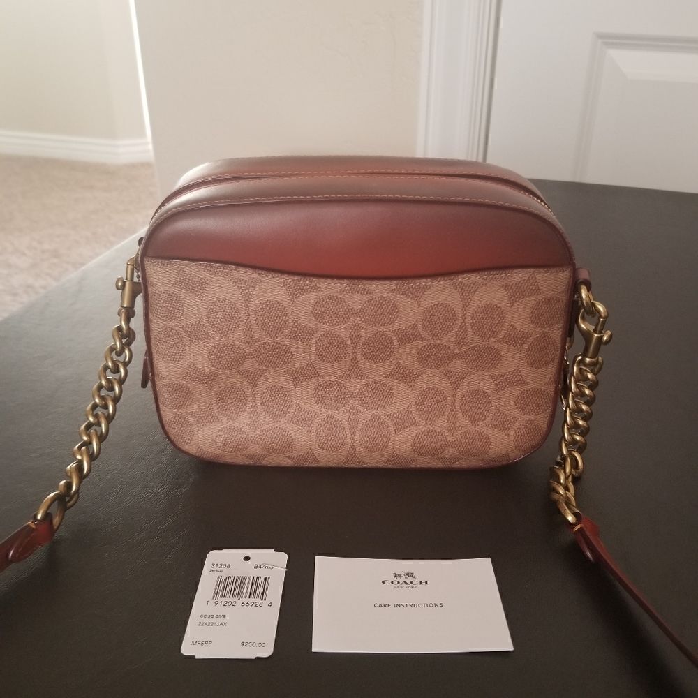 NWT Coach Camera Crossbody 